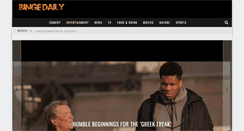 Desktop Screenshot of bingedaily.com